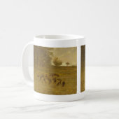 Mädchen mit Truthähnen Kaffeetasse (Vorderseite Links)