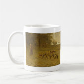 Mädchen mit Truthähnen Kaffeetasse (Links)