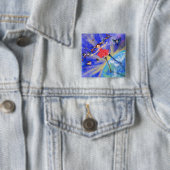 Mädchen mit Vögel Button Fantasy (Beispiel)