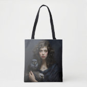 Mädchen mit Vögeln Tasche (Vorderseite)