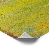 Mädchen mit Wäsche vom Roten Haus Poster (Ecke)