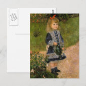Mädchen mit Wasserabfluss Postkarte (Vorne/Hinten)
