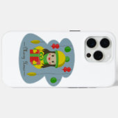 Mädchen mit Weihnachts-Geschenkboxen Case-Mate iPhone Hülle (Rückseite (Horizontal))