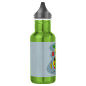 Mädchen mit Weihnachts-Geschenkboxen Edelstahlflasche (Links)