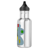 Mädchen mit Weihnachts-Geschenkboxen Edelstahlflasche (Rechts)