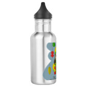 Mädchen mit Weihnachts-Geschenkboxen Edelstahlflasche (Links)