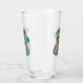 Mädchen mit Weihnachts-Geschenkboxen Glas (Links)