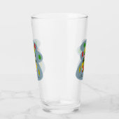 Mädchen mit Weihnachts-Geschenkboxen Glas (Rechts)