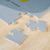 Mädchen mit Weihnachts-Geschenkboxen Puzzle (Seite)