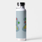 Mädchen mit Weihnachts-Geschenkboxen Trinkflasche (Rechts)