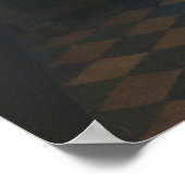 Mädchen mit Weinglas — Vermeer Poster (Ecke)