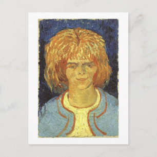 Mädchen mit zerzaustem Haar, Vincent Van Gogh Postkarte