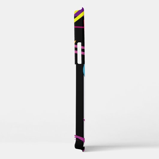 Mädchen mit Zigarette und ungeschliffener farbiger Case-Mate iPhone Hülle (Rückseite / Rechts)