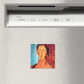 Mädchen mit Zöpfen Magnet (In Situ (Geschirrspüler))