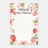 Mädchen Mitzvah Notiz Jüdisch