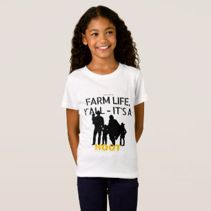 Mädchen Mode Farm T-Shirt