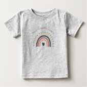 Mädchen Moderne Regenbogen Pfosten T - Shirt (Vorderseite)