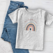 Mädchen Moderne Regenbogen Pfosten T - Shirt