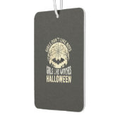 Mädchen mögen Hexen Halloween-Fledermaus-Design_1 Autolufterfrischer (Links)