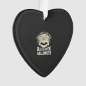 Mädchen mögen Hexen Halloween-Fledermaus-Design_1 Ornament (Vorderseite)
