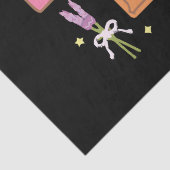 Mädchen mögen keine Jungs Seidenpapier (Detail)