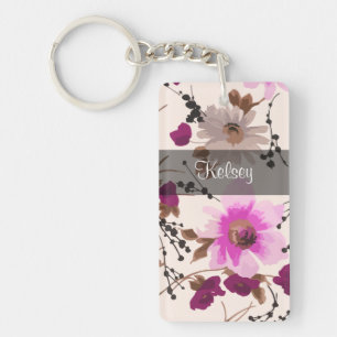 Mädchen-Monogramm-Schlüsselanhänger Schlüsselanhänger