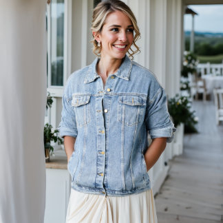 Mädchen motivierend Designs, Inspiration für Mädch Jeansjacke