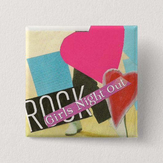 MÄDCHEN-NACHT HERAUS BUTTON (Vorderseite)