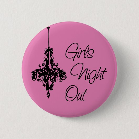Mädchen-Nachtheraus Leuchter Button (Vorderseite)