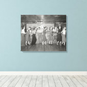 Mädchen nachts, 1938 leinwanddruck (Insitu (Holzboden))