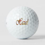 Mädchen namens Hazel, Golfball (Vorderseite)