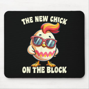 Mädchen Neues Küken auf der Blockeier Jagd Osterwo Mousepad