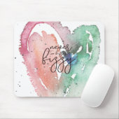 Mädchen "Nie zu beschäftigt für Fizzy" Mousepad (Mit Mouse)