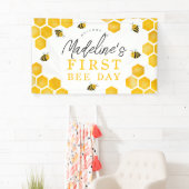 Mädchen Niedlich erster Beerentag 1. Geburtstag Wi Banner (Insitu)