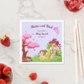 Mädchen Niedlich Gelbe Märchen Zuhause Serviette (Beispiel)