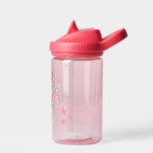 Mädchen Niedlich magisch Unicorn | Name hinzufügen Trinkflasche (Links)