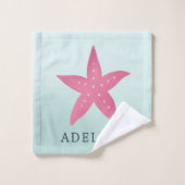 Mädchen Niedlich magisch unter dem Meer Meerjungfr Badhandtuch Set (Waschlappen)