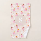 Mädchen Niedlich Pink Ballett Tänzer Swan Kinder Badhandtuch Set (Handtuch)