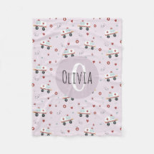 Mädchen Niedlich Pink Paramedic Ambulance Muster K