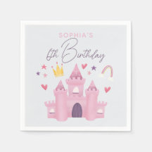 Mädchen Niedlich Pink Princess Palace Kinder 6. Ge