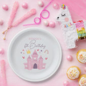 Mädchen Niedlich Princess Palace Kinder 6. Geburts Pappteller (Party)