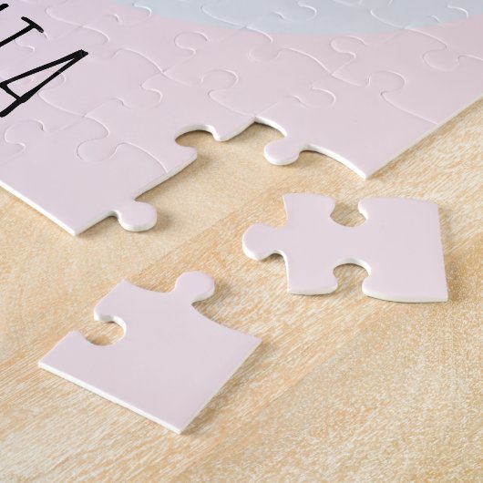 Mädchen Niedlich schlafen Schlucht mit Namen Kinde Puzzle (Seite)