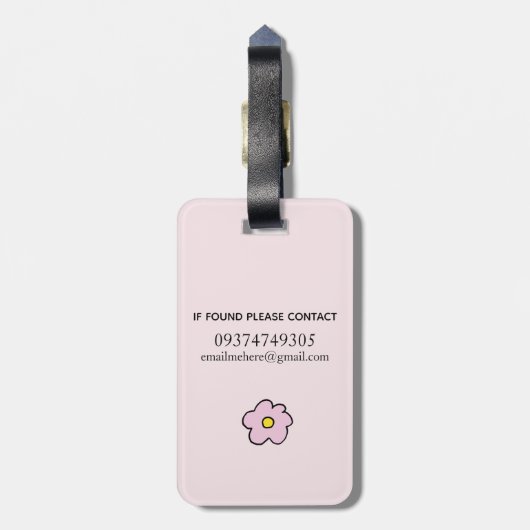 Mädchen Niedlich schlafend Schlaf Schlaf Tier und Gepäckanhänger (Rückseite vertikal)