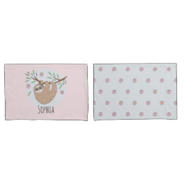 Mädchen Niedlich schlafend Schlaf Schlaf Tier und  Kissenbezug