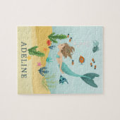 Mädchen Niedlich und magisch unter dem Meer Meerju Puzzle (Horizontal)