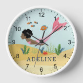 Mädchen Niedlich und magisch unter dem Meer Meerju Uhr (Vorderseite)