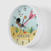 Mädchen Niedlich und magisch unter dem Meer Meerju Uhr (Winkel)