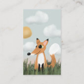 Mädchen Niedliche Foxenbücher für Kinder Begleitkarte (Rückseite)