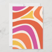 Mädchen Niedliche Lila Einhorn Kinder 5. Geburtsta Einladung (Rückseite)