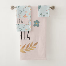 Mädchen Niedliche Pastel florales botanisches Must